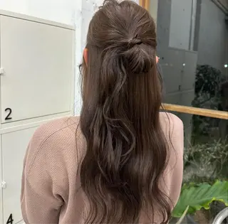 ロング カラー MUKU ひかるのヘアスタイル