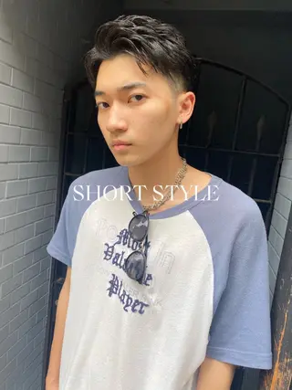 ショート パーマ メンズ 💈メンズ短髪特化 ✂︎伊藤大輝💈のヘアスタイル