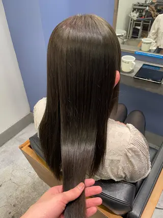 ロング カラー 🌿長尾俊汰🌿 透明感カラーのヘアスタイル