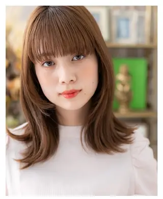 ミディアム 中野 雄介のヘアスタイル
