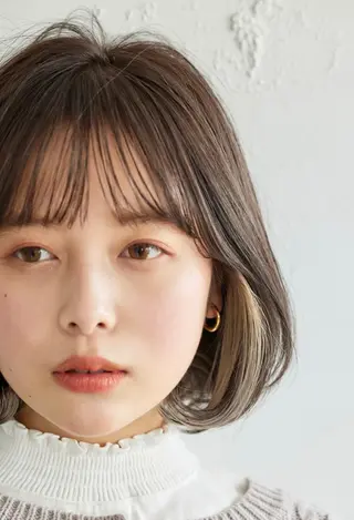 ミディアム カラー 似合わせレイヤー 🇰🇷荒木洋文のヘアスタイル