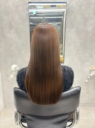 ロング カラー すぐ巻ける縮毛矯正 🍀勝倉　麗のヘアスタイル
