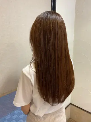 ロング カラー サプリームヘア 飯田みち瑠のヘアスタイル