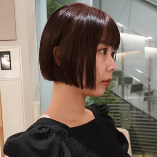 ショート カラー レイヤーカット🪄 ヘアセット🪄シホのヘアスタイル