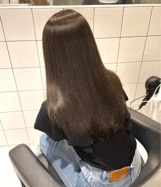 ロング カラー 表参道♡暗髪♡ 艶カラー♡アユミのヘアスタイル
