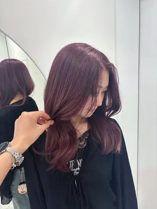 カラー 🎀ツヤ髪✖︎ 暖色🎀RYUKAのヘアスタイル