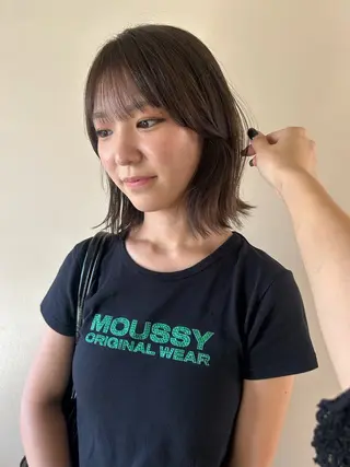 ショート カラー ☕️結【suii.】 ボブ/ヘアセット☕️のヘアスタイル