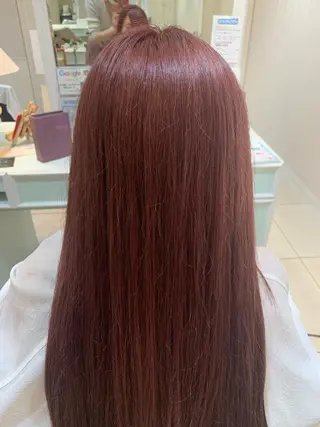 ロング カラー ⟡.·韓国ヘア*.゚ 室岡 咲希のヘアスタイル