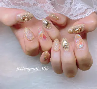 ネイル 23時まで❤︎韓国、 ワンホンネイルのネイルデザイン