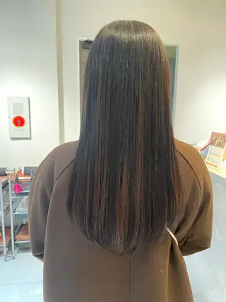 ロング カラー ヘアアレンジ 寺西 恵🪡🤍のヘアスタイル