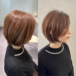 ショート カラー ハイトーンショート 特化吉田義隆のヘアスタイル