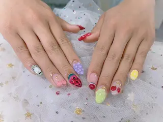 ネイル 🦋ネイルサロン ブラン🌈ゆりのネイルデザイン