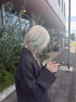 ミディアム エデル所属・⠀ hinaのヘアスタイル