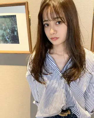 ロング カラー hair &make EPICRUMIのヘアスタイル