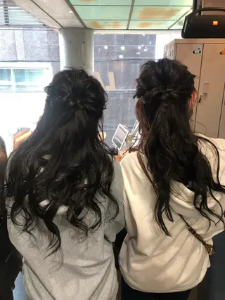 セミロング ヘアアレンジ レイヤー/エクステ alpha下妻のヘアスタイル