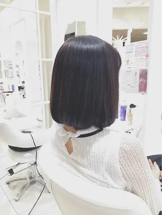 ミディアム 上田 篤史のヘアスタイル