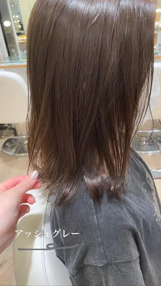 ミディアム カラー ✨カラー支持No.1 🧸ワキ カナコ🧸のヘアスタイル