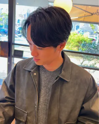 ショート メンズ カット/まゆ毛/ スパ/メンズ/龍人のヘアスタイル