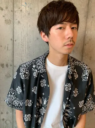 メンズ 透明感カラー🌿ボブ ✨飛田　ケイのヘアスタイル