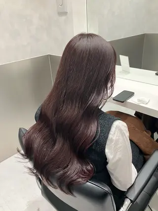 ロング カラー 💖ブリーチなし透明 感💖ASAHIのヘアスタイル