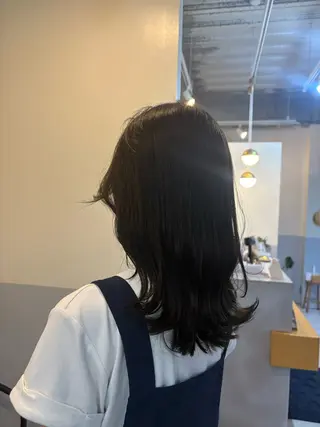 ミディアム 鈴木 美由華/透明感/岡崎のヘアスタイル
