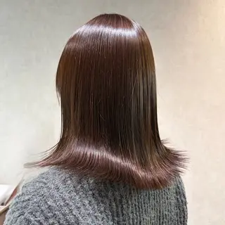 ミディアム カラー 透明感カラー🫧🎀 まりなのヘアスタイル
