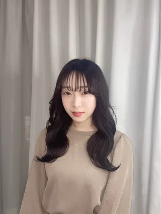 セミロング 盛田 望来のヘアスタイル