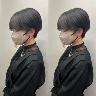 ショート レイヤー×透明感 Tatsuya💫のヘアスタイル