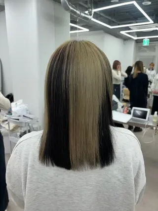セミロング リン🔔ボブ cut 柔らかベージュ🤎のヘアスタイル