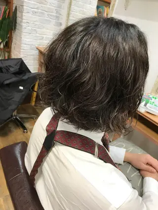 ショート パーマ yui .のヘアスタイル