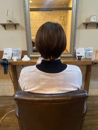 ショート Hair & Eyelash Riche所属・肥田 夕蘭のヘアスタイル