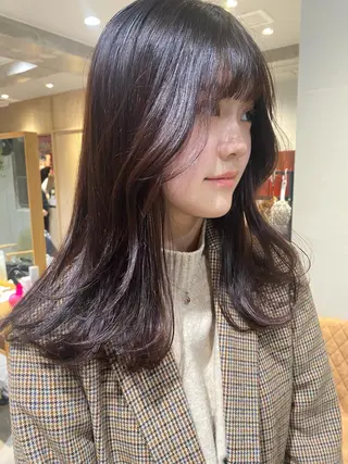 ロング カラー RISAKO レイヤーカット🎀のヘアスタイル