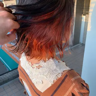 ミディアム カラー regalo MAKOのヘアスタイル