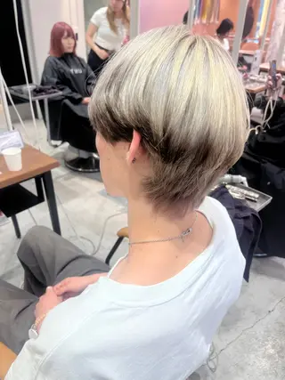 カラー メンズ 大阪韓国メンズ特化 LUNAのヘアスタイル