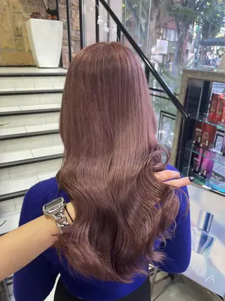 ロング カラー メンズパーマ 新宿 yudaiのヘアスタイル