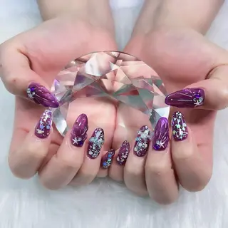 ネイル パーツ全部¥110 サロンミミのネイルデザイン