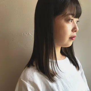 セミロング 山下 千明のヘアスタイル