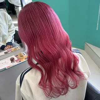 セミロング カラー デザインカラー/ ボブ/Natsukiのヘアスタイル