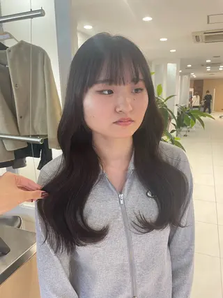 ロング 🧸SAKI🎀 韓国レイヤーのヘアスタイル
