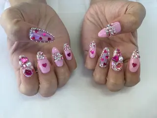 ネイル 💎🐰 saki. m 🐰💎のネイルデザイン