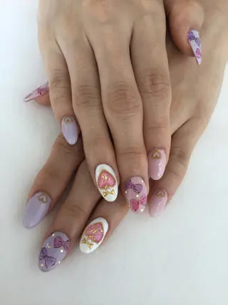 ネイル 💎🐰 saki. m 🐰💎のネイルデザイン