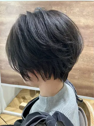 ショート カラー 髪質改善/艶カラー 縮毛矯正/みほのヘアスタイル