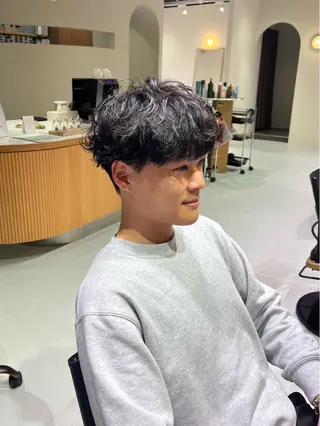 パーマ 黒田 季穂のヘアスタイル