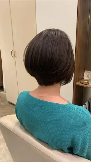 ショート カラー 【完全個室】髪質改善 暖色カラー/山崎唯奈のヘアスタイル