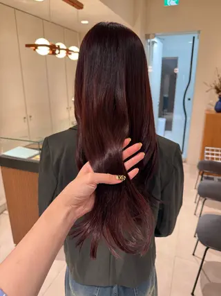 カラー 酸性ストレート/ ちさとのヘアスタイル