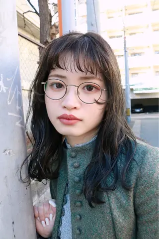 セミロング カラー パーマ ooit 【オーイット】のヘアスタイル