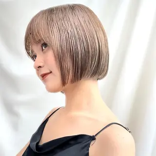 ミディアム カラー ヘアアレンジ レイヤー専門家 ダブルカラー修のヘアスタイル