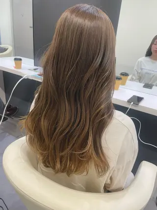 ロング カラー 🫧透明感カラー🫧 古川穂果のヘアスタイル