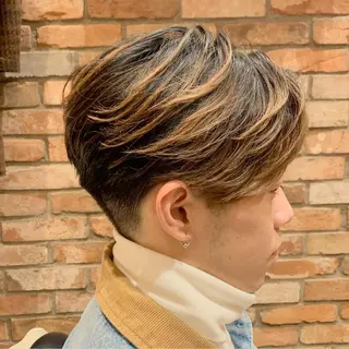 ミディアム 杉本 和大のヘアスタイル