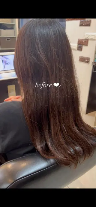 ロング カラー 大人デザイン 🍃MORIKA🍃のヘアスタイル
